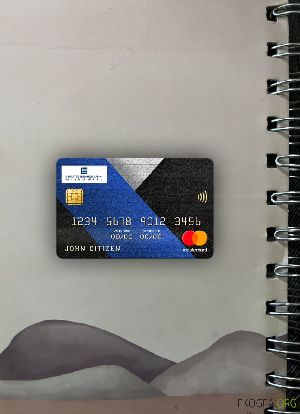 Liban Émirats Liban Banque mastercard photolook recto